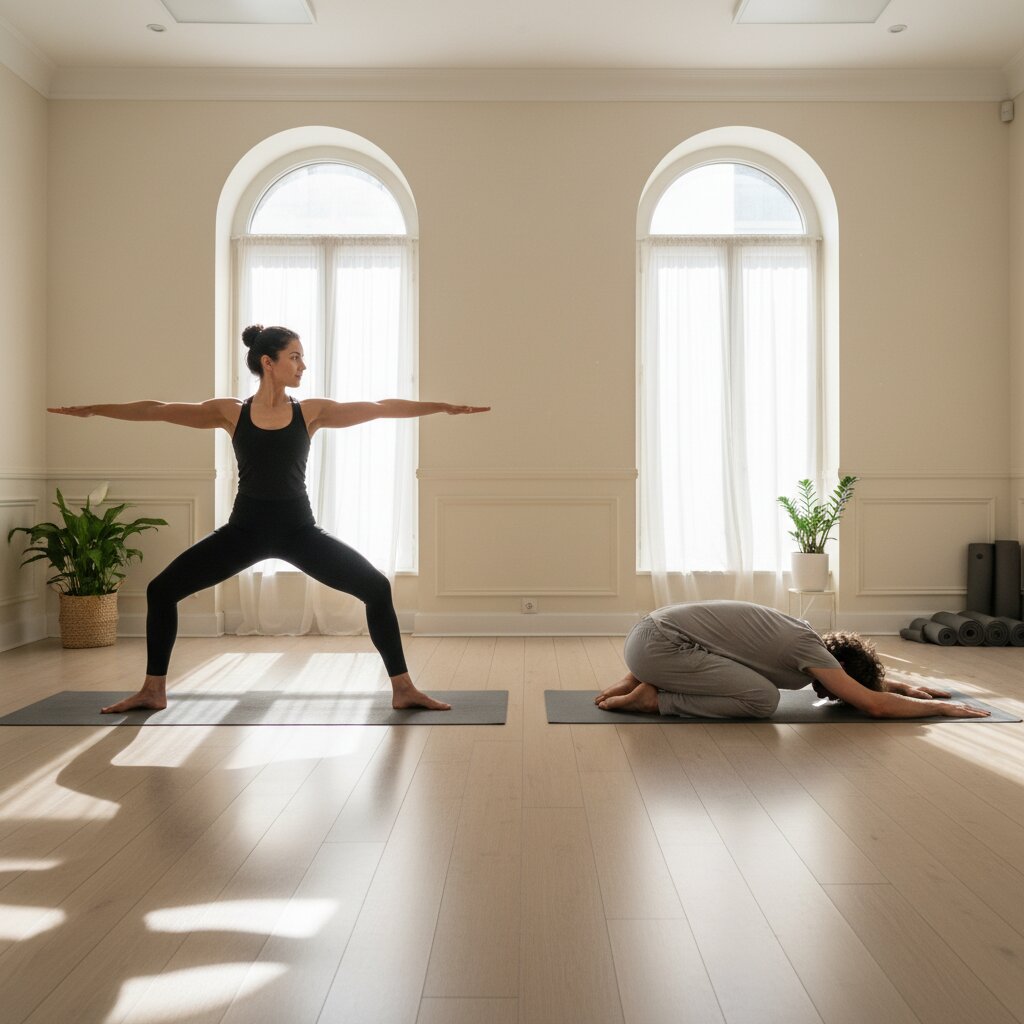 Comparing Active Yoga to Resting Yoga Positions